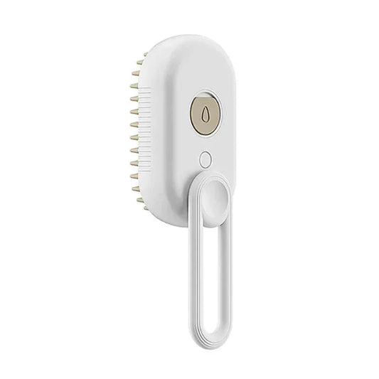 Electric Cat Steam Brush – 3-In-1 Pet Grooming Comb with Water Spray for Cats and Dogs, USB Rechargeable.