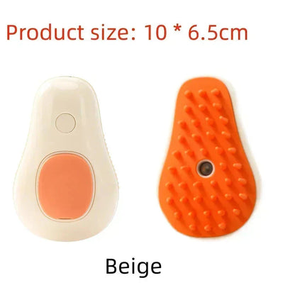 Electric Cat Steam Brush – 3-In-1 Pet Grooming Comb with Water Spray for Cats and Dogs, USB Rechargeable.