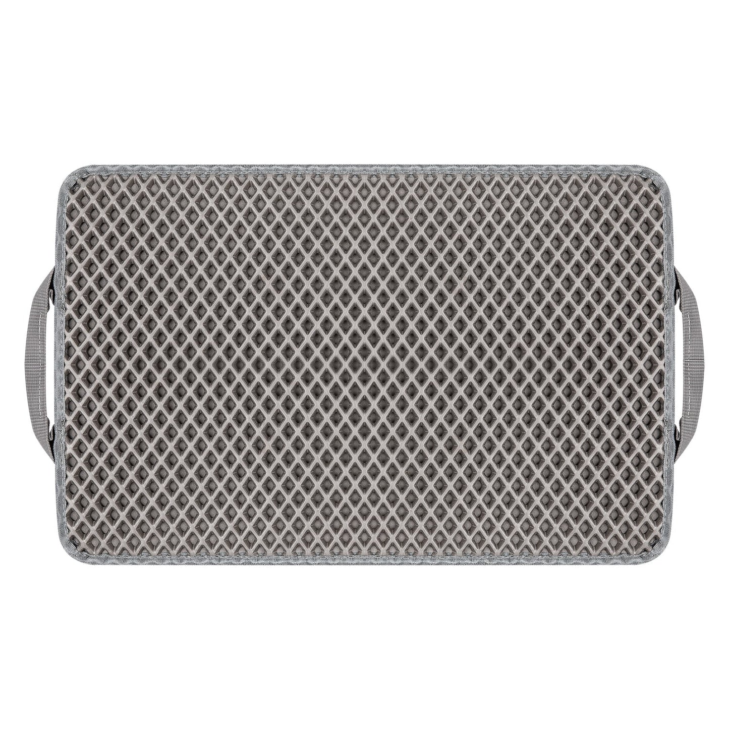 Double Layer anti Tracking Waterproof Cat Litter Trapping Mat Gray.