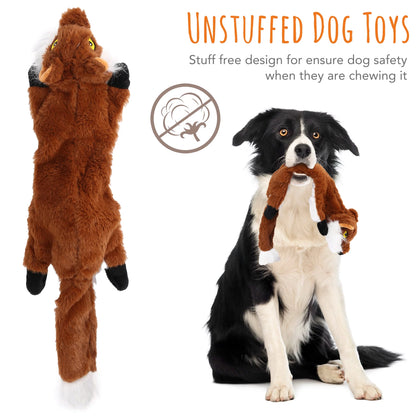 5 Dog Squeaky Toys for Small Dog, No Stuffing.