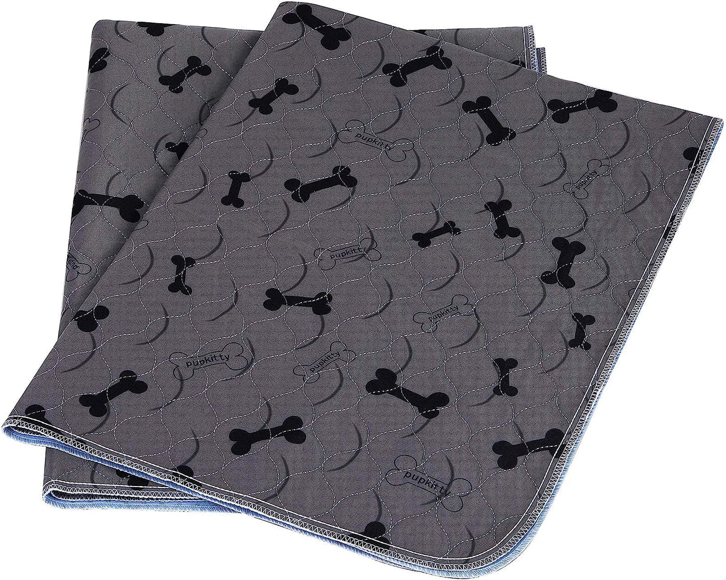 Washable Dog Pee Pads with Free Grooming Gloves,Non Slip Dog Mats with Great Urine Absorption,Reusable Puppy Pee Pads for Whelping,Potty,Training,Playpen.