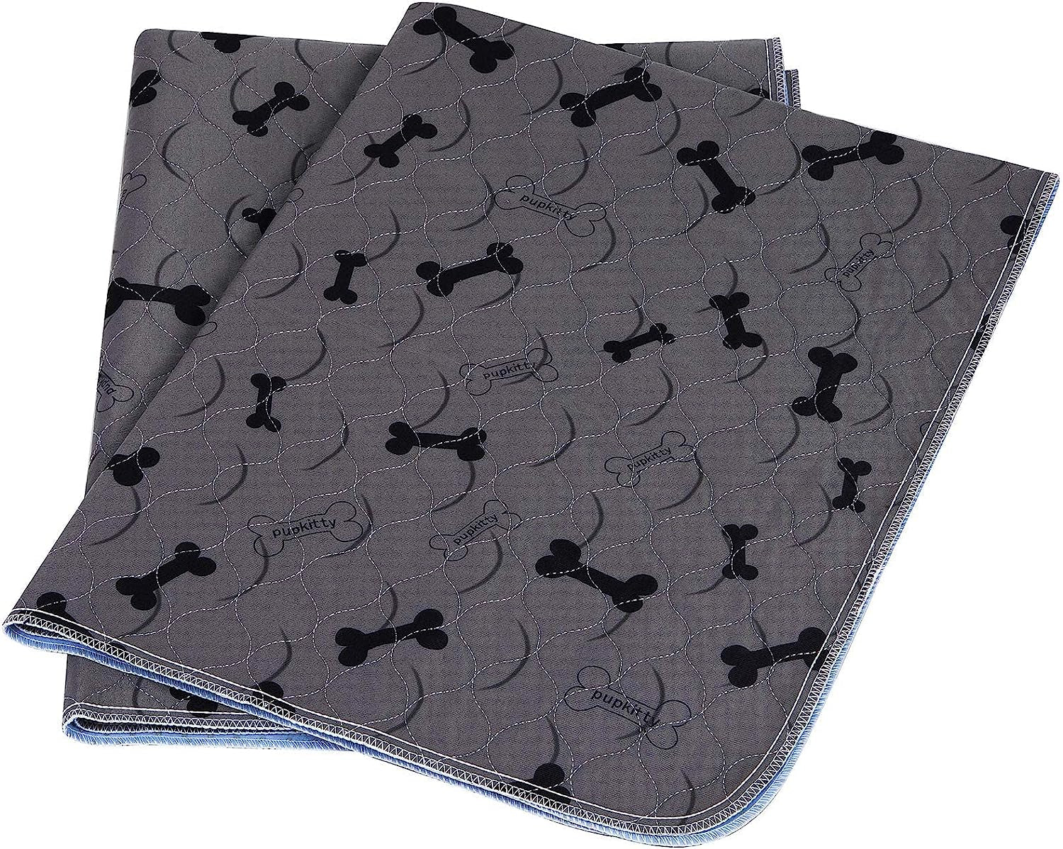 Washable Dog Pee Pads with Free Grooming Gloves,Non Slip Dog Mats with Great Urine Absorption,Reusable Puppy Pee Pads for Whelping,Potty,Training,Playpen.