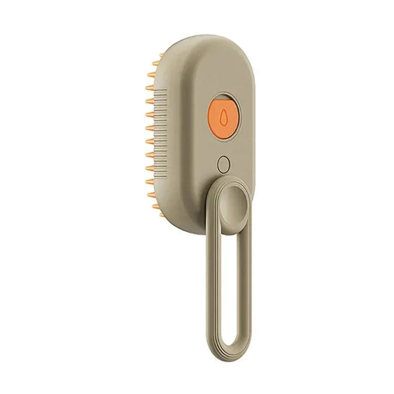 Electric Cat Steam Brush – 3-In-1 Pet Grooming Comb with Water Spray for Cats and Dogs, USB Rechargeable.
