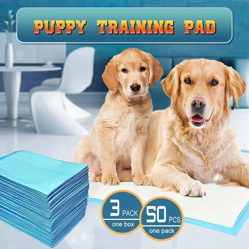 150 Count Medium ( M 30" X 36") Super Absorbent Dog and Puppy Training Pads, Pet Diaper Pee Pads.