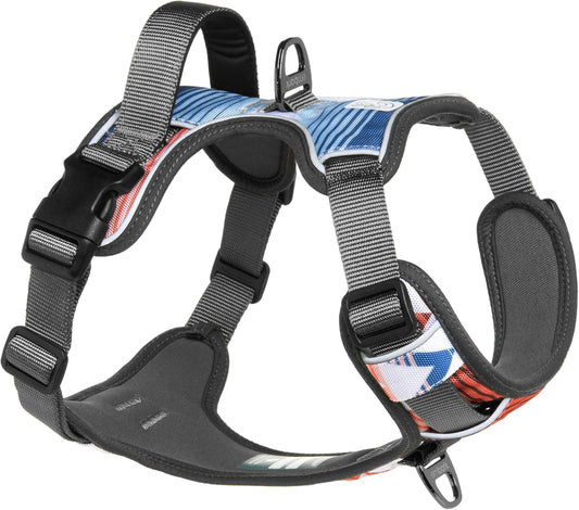 Embark Adventure Dog Harness, Reflective Trim No Pull Dog Harnesses for Small Sized Dogs - Military Grade Nylon, Front Clip with Gel Lined Handle..