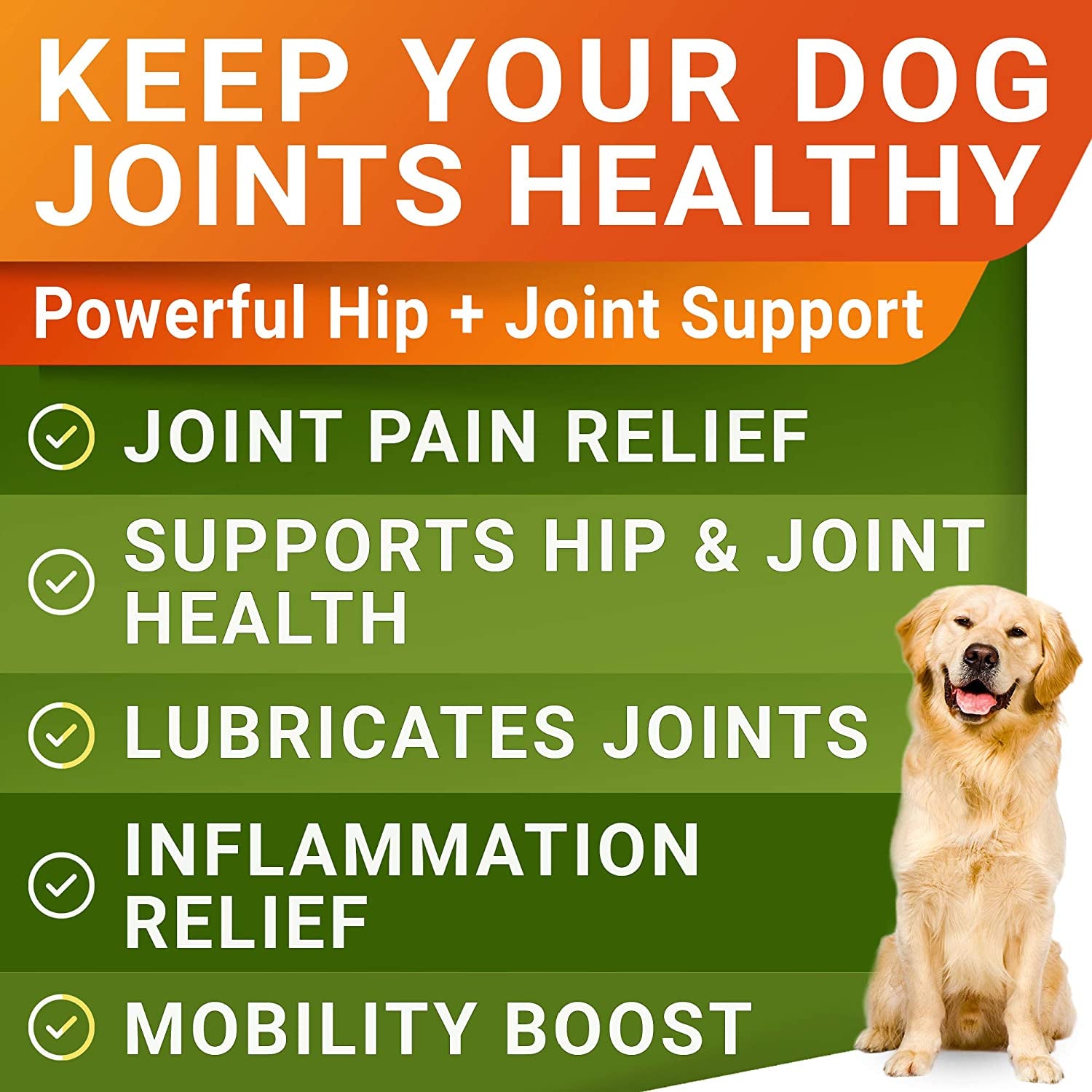 Glucosamine Treats for Dogs - Joint Supplement W/ Omega-3 Fish Oil - Chondroitin, MSM - Advanced Mobility Chews - Joint Pain Relief - Hip & Joint Care - Chicken Flavor - 180 Ct - Made in USA.