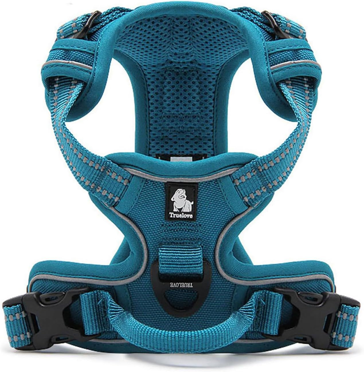 Truelove Adjustable No-Pull Dog Harness Reflective Pup Vest Harnesses Comfortable Control Brilliant Colors Tlh5651(Blue,Xs).
