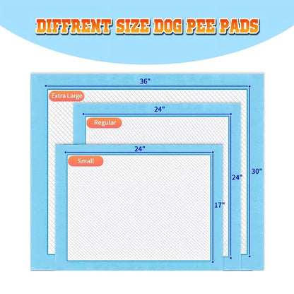 150 Count Medium ( M 30" X 36") Super Absorbent Dog and Puppy Training Pads, Pet Diaper Pee Pads.