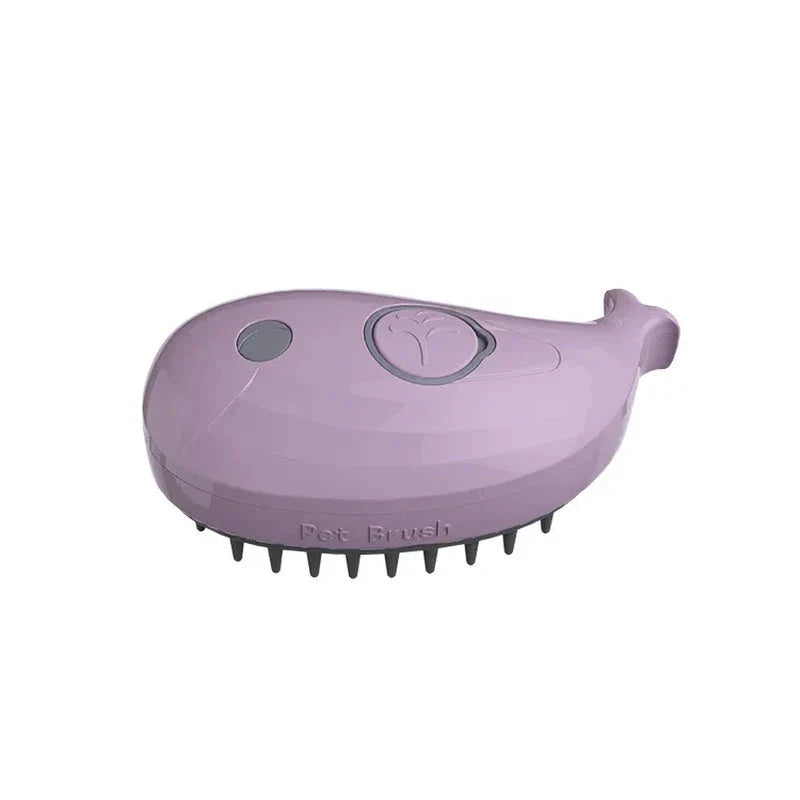 Electric Cat Steam Brush – 3-In-1 Pet Grooming Comb with Water Spray for Cats and Dogs, USB Rechargeable.