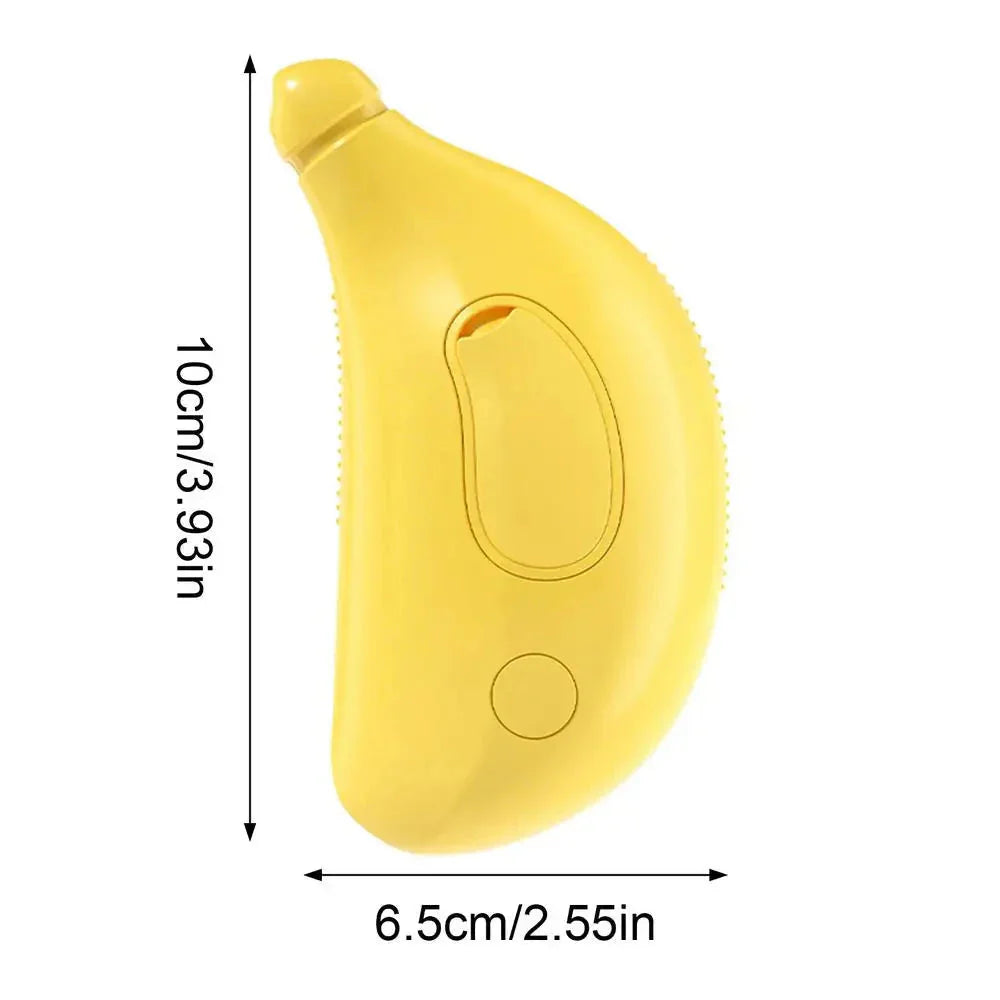Electric Cat Steam Brush – 3-In-1 Pet Grooming Comb with Water Spray for Cats and Dogs, USB Rechargeable.